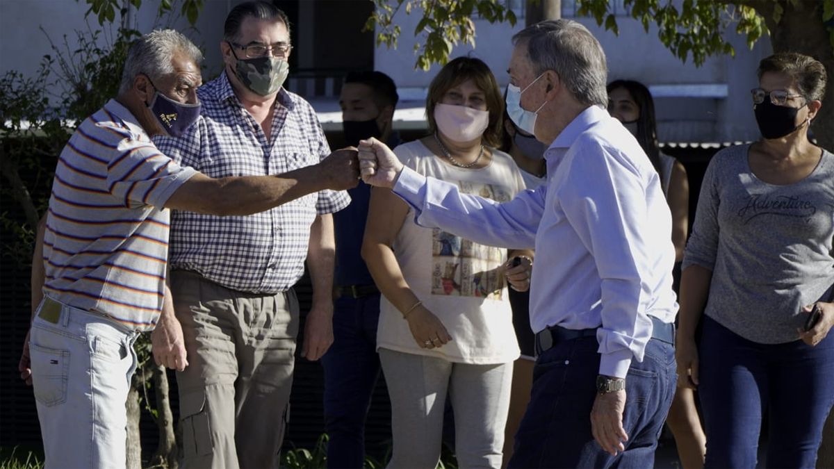 El gobernador Juan Schiaretti regresó por primera vez a la ciudad en medio de la pandemia.