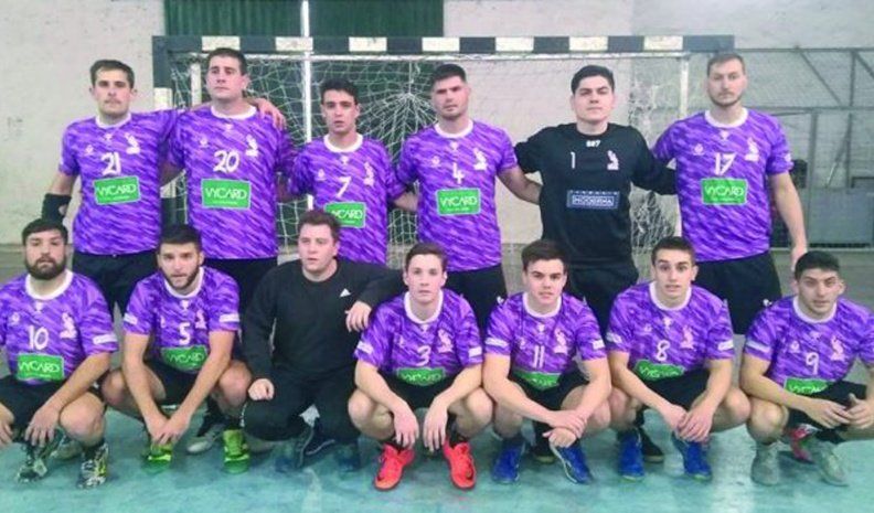 El equipo superior de CIEF que marcha en la segunda colocación en el torneo superior del handball cordobés.