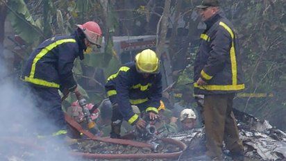 Cayó un avión en Cuba y murieron 110 personas