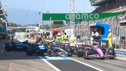 Franco Colapinto largará 19 el Gran Premio de España. Oscar Piastri marcó la pole position