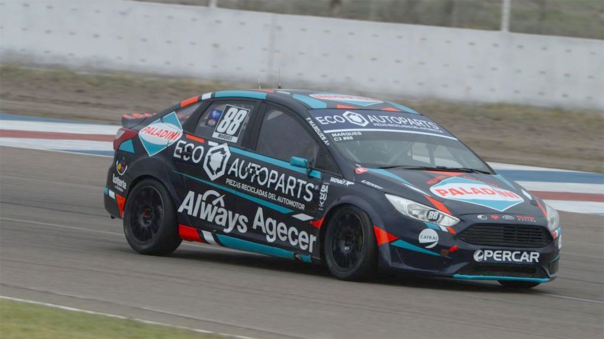 Facundo Marques clasificó 4º en la Clase 3 del TN-Apat en San Martín, Mendoza