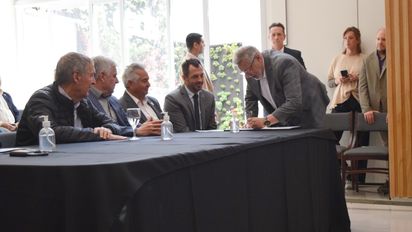 Ciudad y Provincia firmaron un convenio por mejoras en el centro