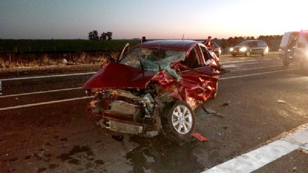 Choque en el cruce de rutas 30 y 23: una mujer grave