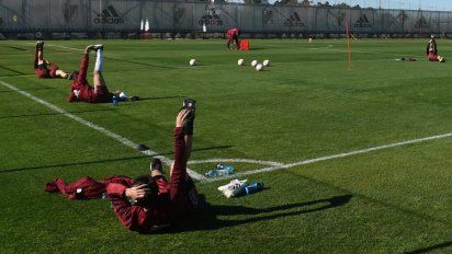 Sin Casco, River vuelve a entrenarse