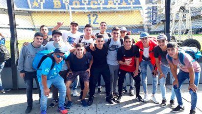 Viaje de los pibes del “Hoy se juega”