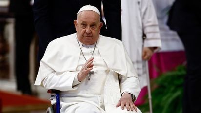 El papa Francisco presentó