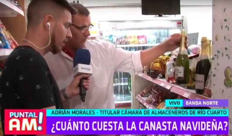 Puntal AM repasó los precios de algunos productos de la canasta navideña.