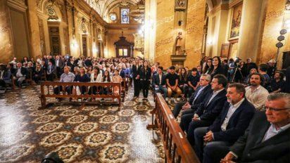 Schiaretti, Massa y Alberto Fernández, juntos en el homenaje a De la Sota