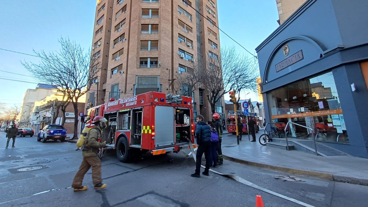 Principio de incendio en un departamento en el centro de la ciudad: no ...
