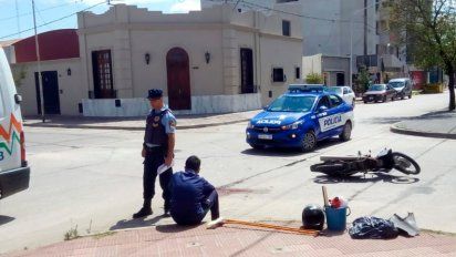Una mujer y su hijo resultaron con heridas tras un choque