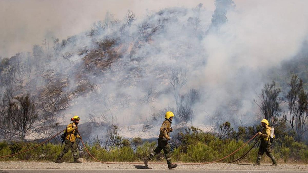 El fuego arrasó con miles de hectáreas en El Bolsón.