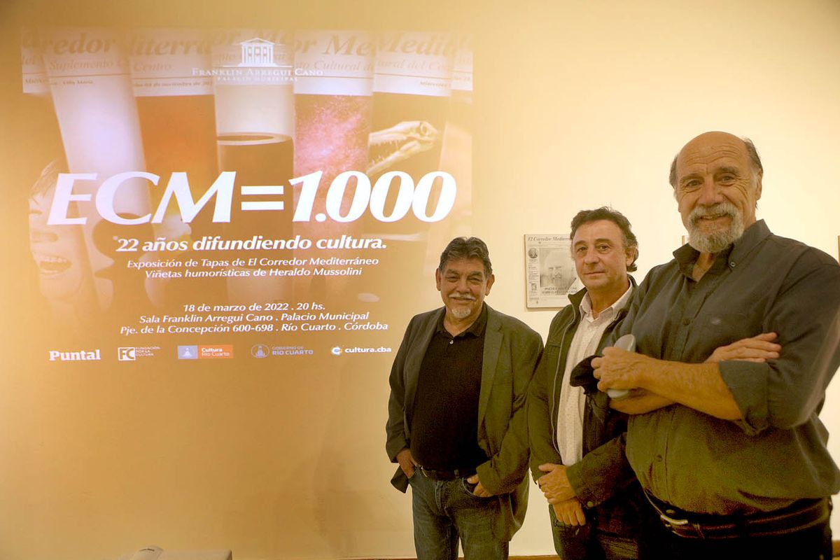 La exposición por los 1000 números de El Corredor Mediterráneo, se inauguró en el Arregui Cano.