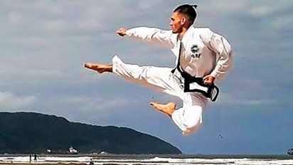Un taekwondista de Laboulaye,  en el podio de los Panamericanos