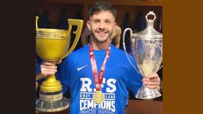 Leonel Strumia se consagró campeón de la Liga de Letonia