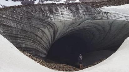 Murió un turista brasileño tras el desprendimiento de hielo en una cueva de Tierra del Fuego