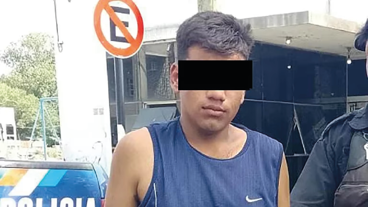 El joven detenido como autor material del crimen de Máximo Gerez.