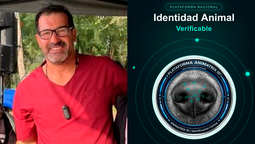 Hernán Muñiz,médico veterinario y creador de la plataforma