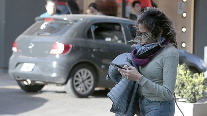 Rige un alerta amarillo por vientos fuertes para la madrugada del miércoles en Río Cuarto