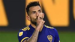 Tevez durante su última etapa como jugador de Boca.