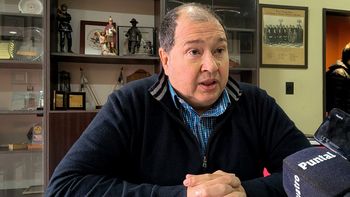 Darío Monetti, presidente de Bomberos Voluntarios.