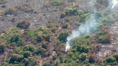 El incendio en Traslasierra está controlado en un 80%