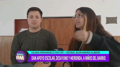 Compromiso estudiantil: el apoyo escolar a niños en la Vecinal Alem