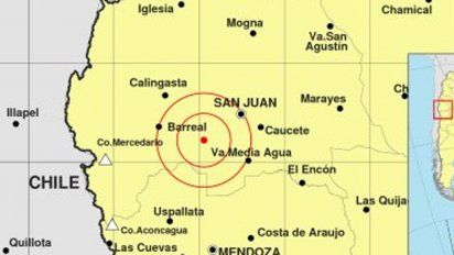 San Juan tembló con un sismo de 5 grados