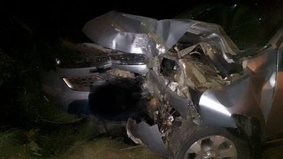 Una joven de Villa Valeria, internada después de un fuerte choque en la ruta nacional 35