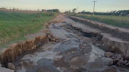 La Carolina volvió a quedar aislada tras la caída de más de 60 milímetros