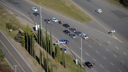 La jefa de Policía supervisó desde el aire los controles en la provincia