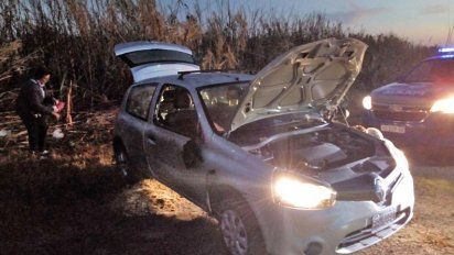 Vuelco sin lesionados en ruta 8, cerca de Las Vertientes