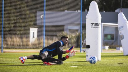 La selección realizó el primer trabajo con plantel completo en el predio de Ezeiza