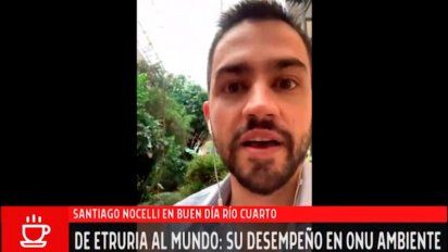 Es de Etruria y trabaja en Kenia en la ONU Medio Ambiente