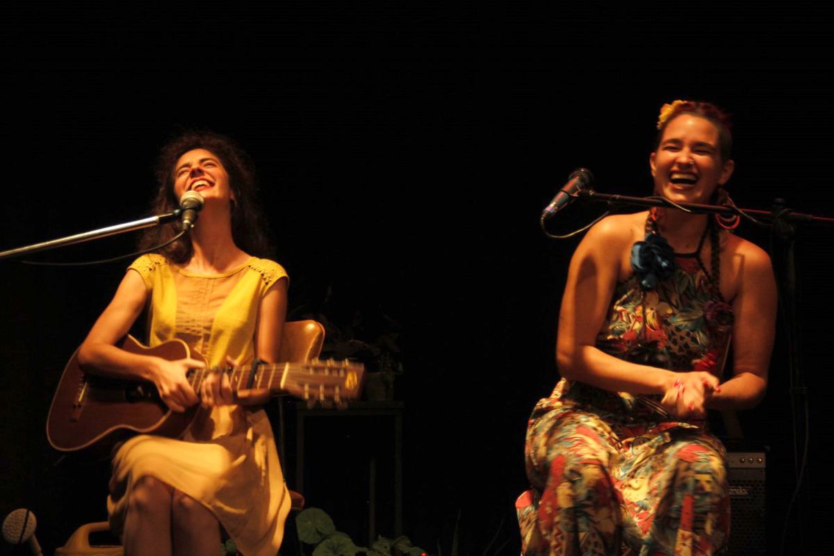 Y una de coco: Uva Aimé y Camila García Reyna (Fotos gentileza: Rocío Giménez)