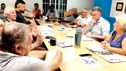 El Tribunal no dictaminó por el cotejo suspendido