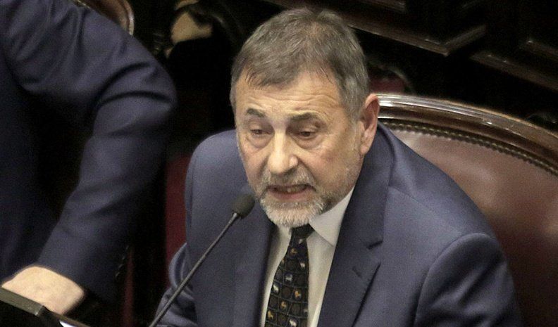 El presidente del bloque Justicialista en el Senado, Carlos Caserio.