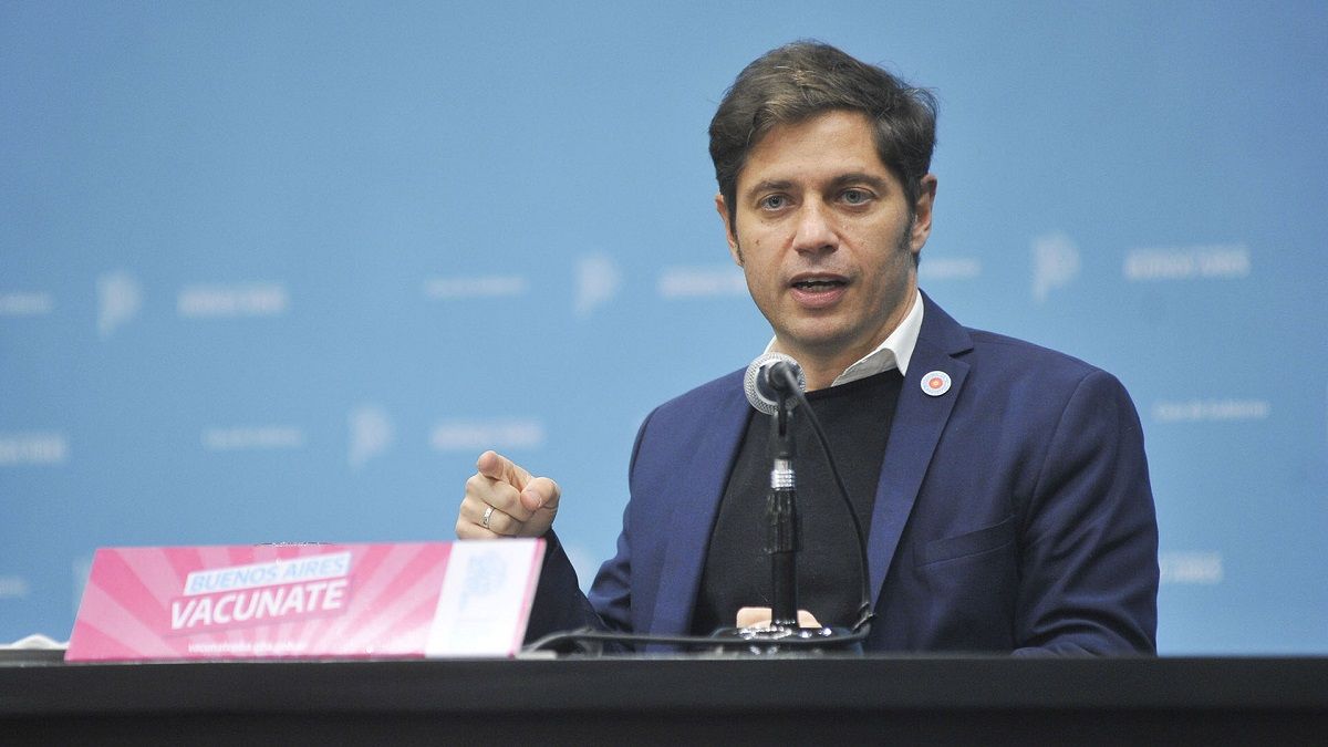 Kicillof anunció la implementación del pase sanitario en provincia de Buenos Aires.