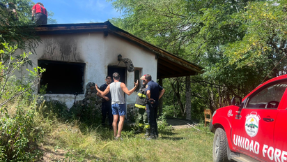Murió el turista santafesino que se quemó por el incendio de una  casa en las sierras de Córdoba