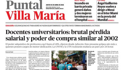 Accedé a la edición impresa de Diario Puntal Villa María