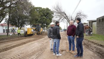 Iniciaron las tareas para construir una nueva colectora en barrio Industrial