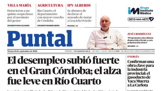 Accedé a la edición impresa de Diario Puntal Accedé a la edición impresa de Diario Puntal