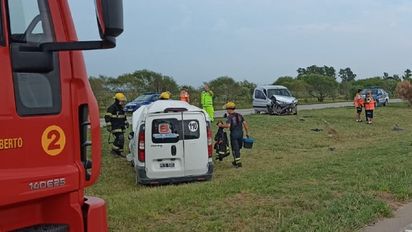 Accidente vial en la Autopista dejó un saldo de tres heridos