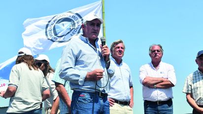 El emotivo y enérgico discurso de Achetoni en el cierre de la asamblea del campo