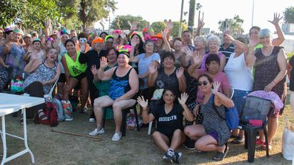 Terminó el programa con el que adultos mayores pudieron hacer aquagym durante el verano