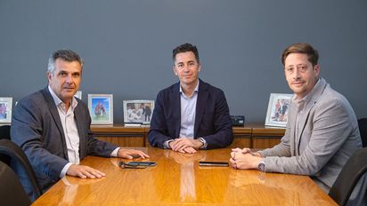 Manuel Calvo y David Consalvi recibieron al presidente de la Comunidad Regional Tercero Arriba