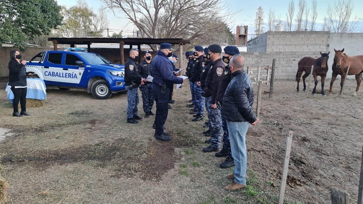 El Escuadrón de Caballería celebró el 41° aniversario.