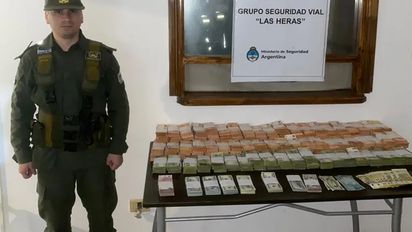 Al final, el hombre sorprendido en Mendoza con $ 33 millones es un comerciante de Río Cuarto
