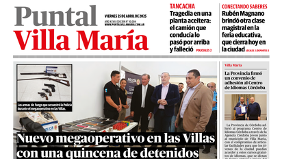 Accedé a la edición impresa de Diario Puntal Villa María