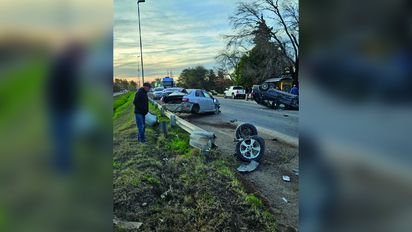 Choque en la intersección de calle Segurola y ruta 36: no hubo personas heridas