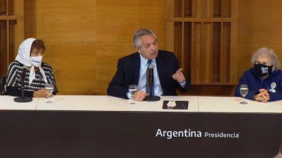Alberto Fernández condenó el negacionismo sobre los crímenes cometidos en la dictadura